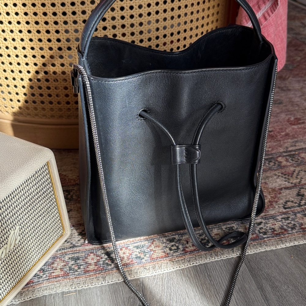 3.1 Phillip Lim Black Leather Tote Bag